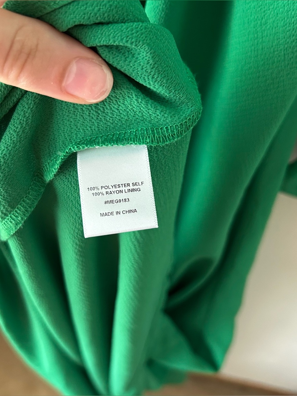 Meghan Los Angeles Lilypad Surplice Maxi Dress Long Sleeves Kelly Green XL - Picture 13 of 13